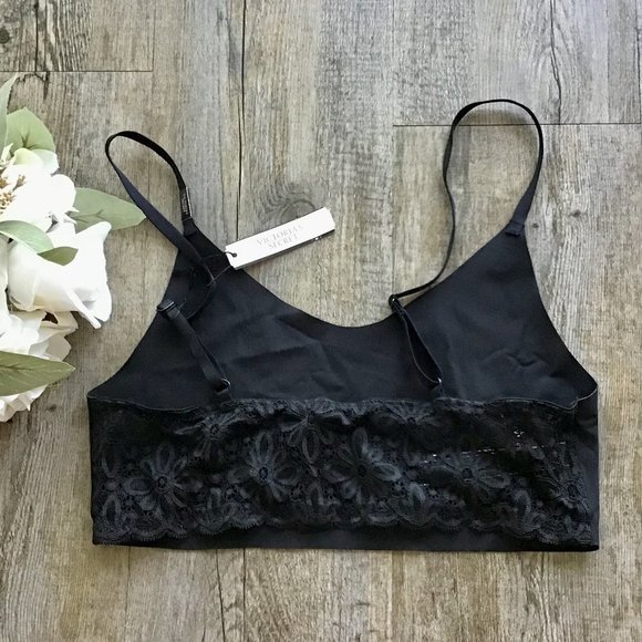 2/$30 Victoria’s Secret Black Seamless Bralette Bra - Picture 5 of 9